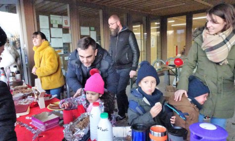 Goûter avec les représentants des parents d'élèves